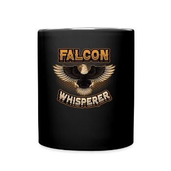 Faucon Whisperer-busard. - Mug uni - noir - Devant