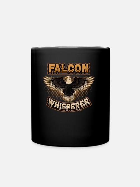 Falkenflüsterer-bussard. - Tasse einfarbig - Schwarz