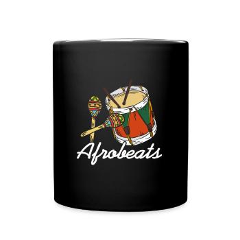Afrobeat trommel soul genre - Tasse einfarbig - Schwarz - Vorne