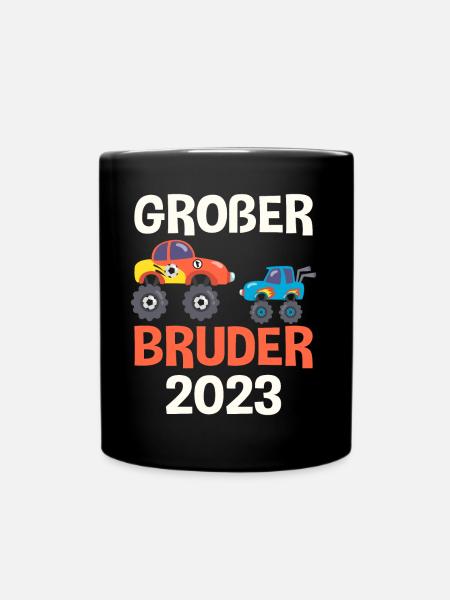 Großer Bruder 2023 Monstertruck - Tasse einfarbig - Schwarz