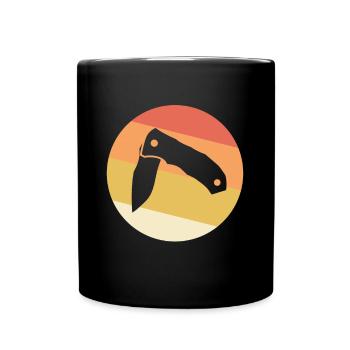 Vintage Pocket Knives - Full Colour Mug - black - Front