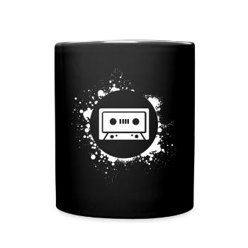 Kassette - Tasse einfarbig - Schwarz - Vorne