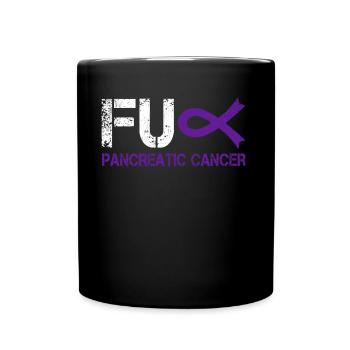 November Purple Ribbon Pancreatic Cancer Awareness - Tasse einfarbig - Schwarz - Vorne