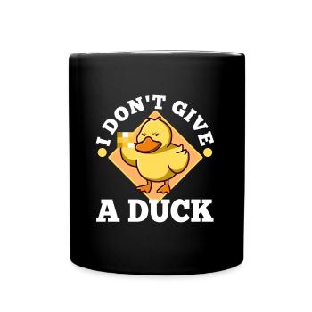 Je ne donne pas un canard - Mug uni - noir - Devant