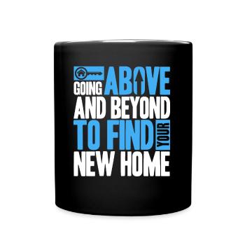 Real Estate Sale Real Estate Real Estate Agent Business - Full Colour Mug - black - Front