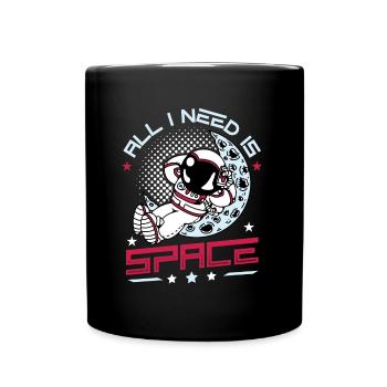 J’ai juste besoin d’espace, astronaute. - Mug uni - noir - Devant
