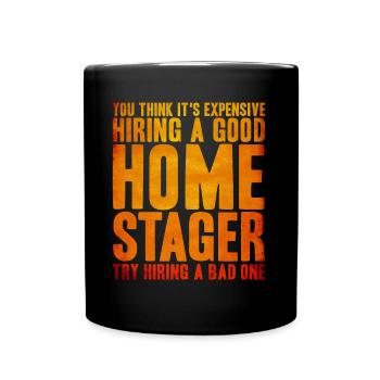 Interior Designer House Presentation Home Furnishings - Full Colour Mug - black - Front