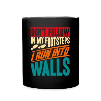 Sarcastic Black Humor Irony Gift - Full Colour Mug - black - Front