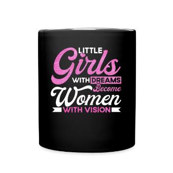 Égalité féministe des genres F - Mug uni - noir - Devant