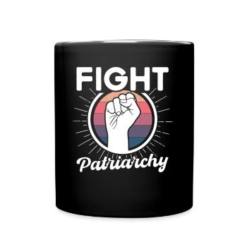 Empowerment of gender equality F - Full Colour Mug - black - Front