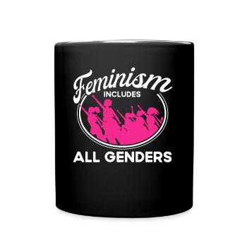Feminismus Rechte der Frauen Feministisch Geschenk - Tasse einfarbig - Schwarz - Vorne