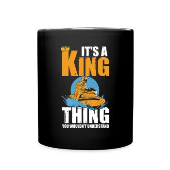 Jetski Jetboat King Thing You Wouldn't Understand - Full Colour Mug - black - Front