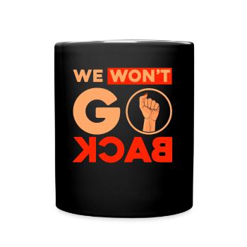 Gleichberechtigung der Geschlechter Feminismus Rec - Tasse einfarbig - Schwarz - Vorne