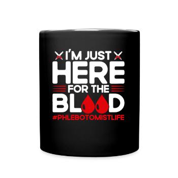 Phlebotomist Blutabnahme Phlebotomie Labor Geschen - Tasse einfarbig - Schwarz - Vorne