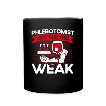 Blutabnahme Phlebotomie Labor Phlebotomist Geschen - Tasse einfarbig - Schwarz - Vorne