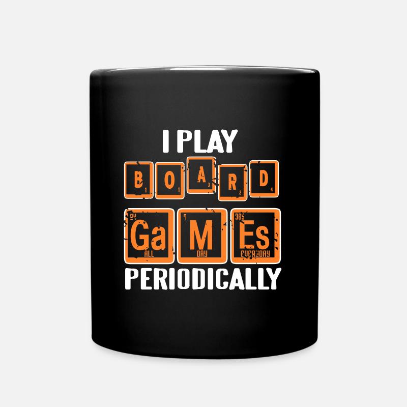 I play board games periodically - Tasse einfarbig - Schwarz