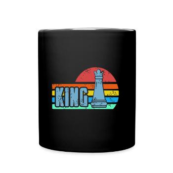 Chess - King - Full Colour Mug - black - Front