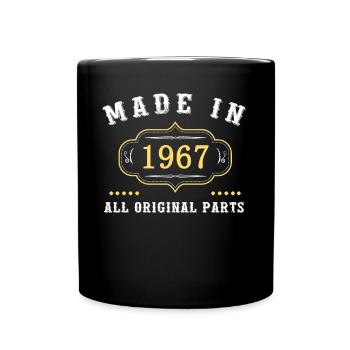 All original parts 1967 - Full Colour Mug - black - Front