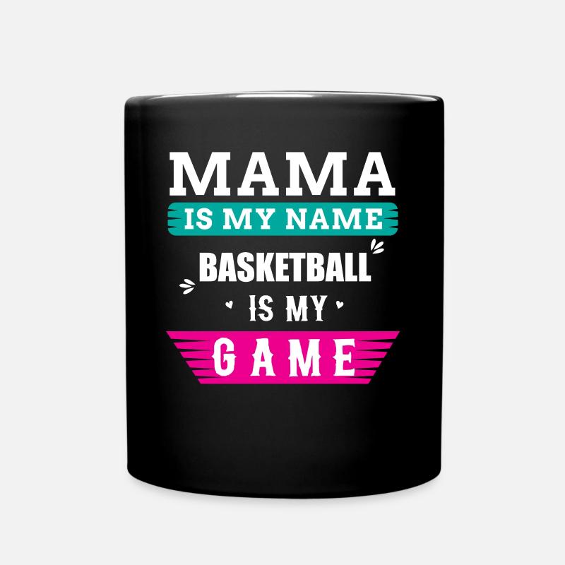 Basketball Mama Dicton - Mug uni - noir