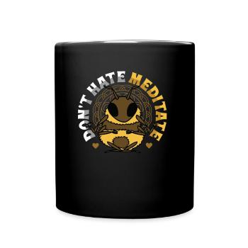 Don't Hate Meditate Kundalini Yoga - Full Colour Mug - black - Front