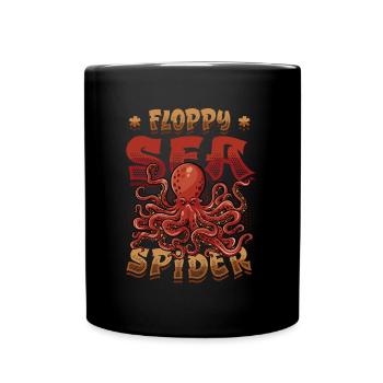 Octopus SeaFloppy Sea Spider Octopus - Full Colour Mug - black - Front