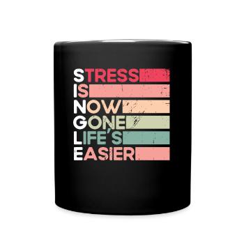 Geschiedene Ex Partner Geschieden Geschenk - Tasse einfarbig - Schwarz - Vorne