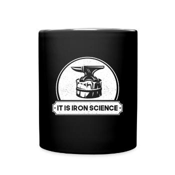 Chanteronnerie Enclume C’est une idée cadeau de science du fer - Mug uni - noir - Devant