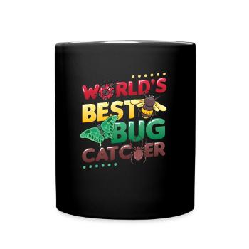 The best insect catcher in the world - Full Colour Mug - black - Front