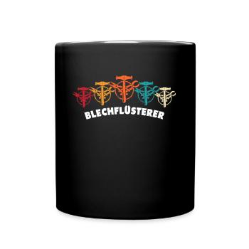 Spengler Beruf Bauspengler Sprüche - Tasse einfarbig - Schwarz - Vorne