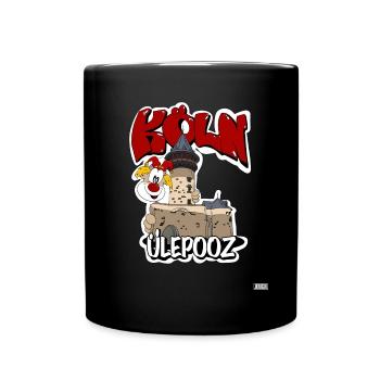 Köln Ulrepforte Ülepooz Karneval Stadttor Shirt - Tasse einfarbig - Schwarz - Vorne