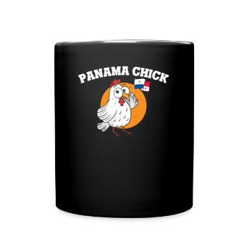 Panama Chick Latina Panaméenne Femme Amérique du Sud - Mug uni - noir - Devant