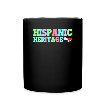 Hispanic Heritage Vintage Lateinamerika Geschenk - Tasse einfarbig - Schwarz - Vorne
