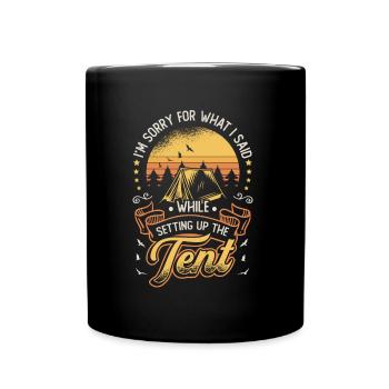 Je suis désolé pour ce que j’ai dit - Mug uni - noir - Devant