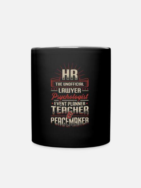 Ressources humaines RH - Mug uni - noir