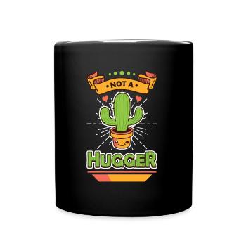 Pas de cactus câlins - Mug uni - noir - Devant