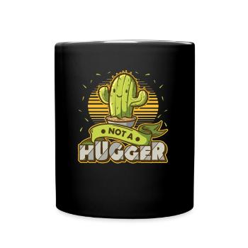 Pas de cactus câlins - Mug uni - noir - Devant