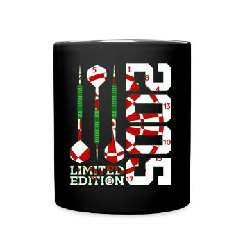 21. GEBURTSTAG DARTS LIMITED EDITION 2005 - Tasse einfarbig - Schwarz - Vorne
