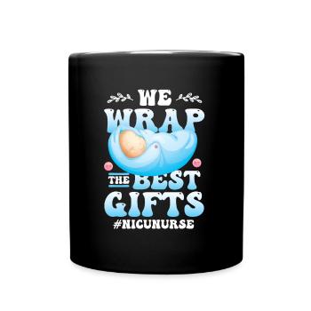 We wrap the best gifts - Full Colour Mug - black - Front