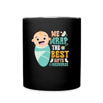 We wrap the best gifts - Full Colour Mug - black - Front