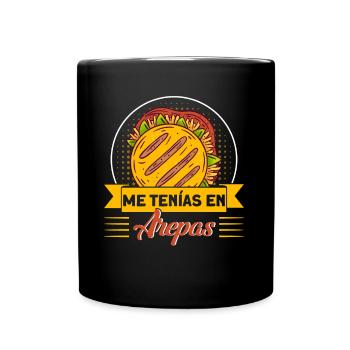 Gourmands vénézuéliens Arepa Gesche - Mug uni - noir - Devant