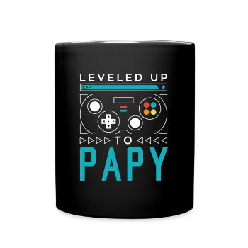 Mis à niveau à Papy Gamer Grand-père Gaming Grandfathe - Mug uni - noir - Devant