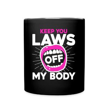 Féminisme Egalité féministe des Ges - Mug uni - noir - Devant