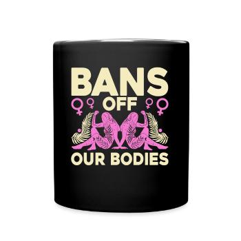 Gleichberechtigung der Geschlechter Feminismus Rec - Tasse einfarbig - Schwarz - Vorne