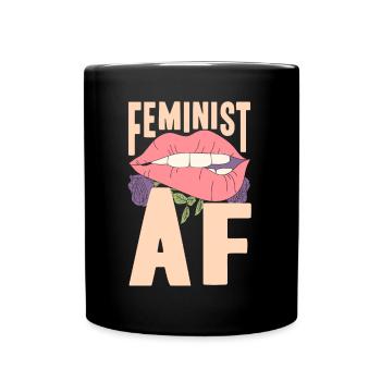 Égalité féministe des genres F - Mug uni - noir - Devant