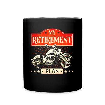 Motorcycle Biker Chopper Motorcycle Gift - Full Colour Mug - black - Front