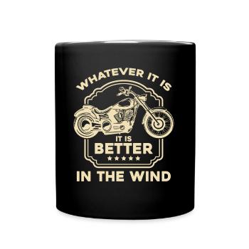 Motorcycle Motorcycle Biker Motorcycle Rider Gift - Full Colour Mug - black - Front
