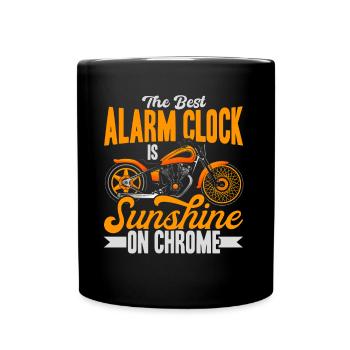Motorcycle Motorcycle Rider Chopper Gift - Full Colour Mug - black - Front