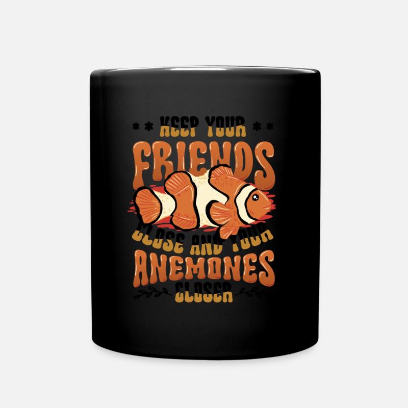Drôle de jeu de mots anémones poisson-clown - Mug uni - noir