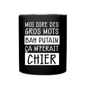 Gros mots humour Cadeau Homme Meilleur Pote Ami - Mug uni - noir - Devant
