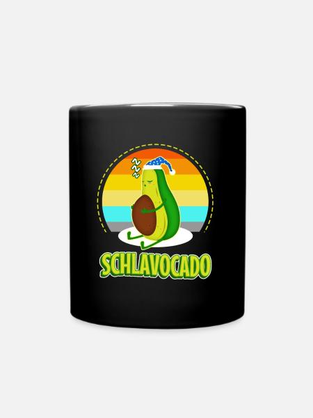 Schlavocado - Tasse einfarbig - Schwarz